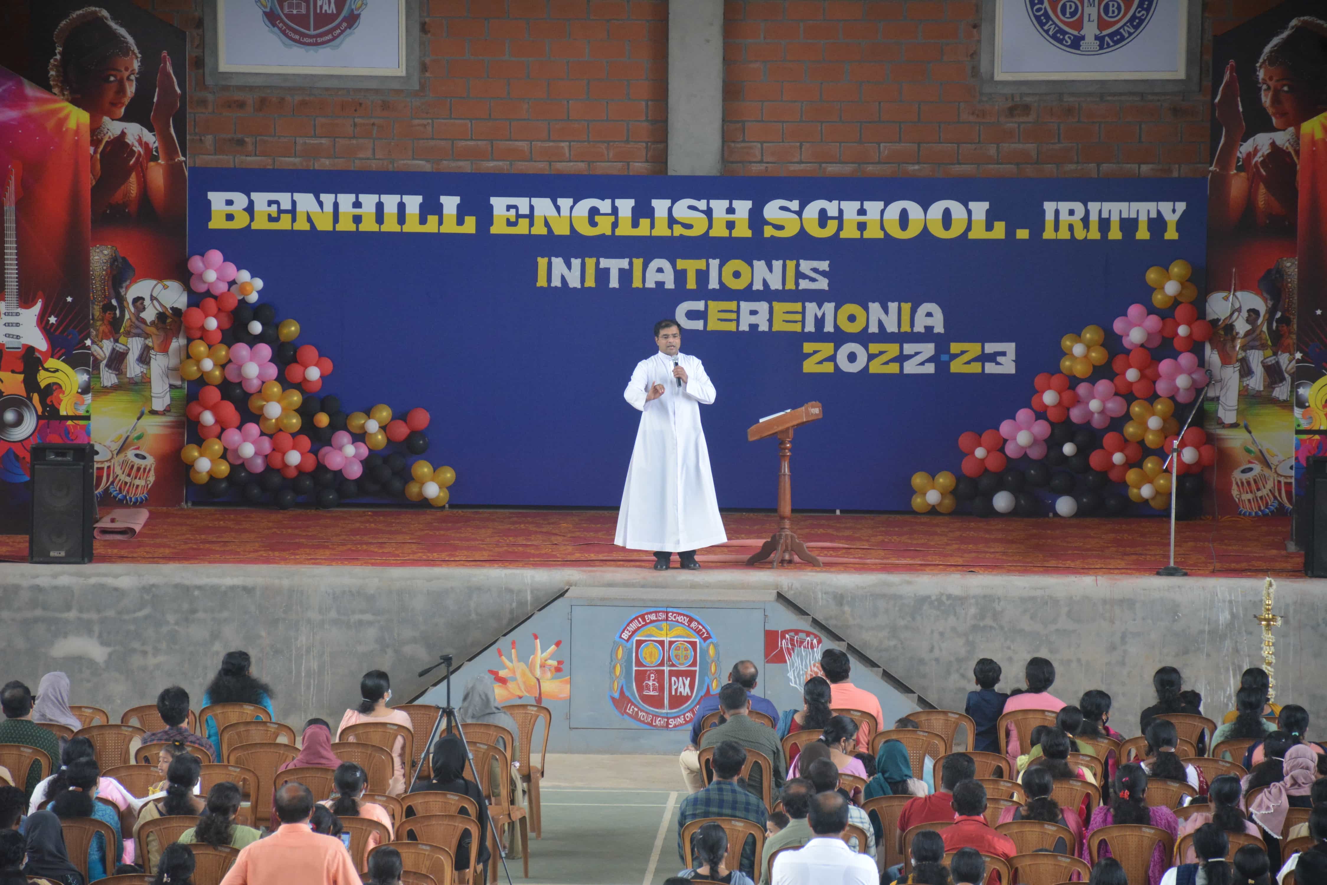 lkg initiation 2022-23 celebration at benhill school iritty